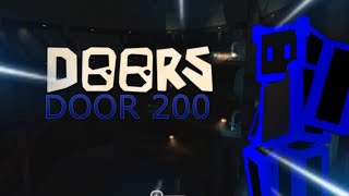 Completing Doors Floor 2 Door 200  Z Blue Roblox Doors [upl. by Zosi542]