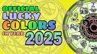 LUCKY COLOR IN 2025  Swerteng kulay sa year 2025 at YEAR OF THE WOOD SNAKE Philippines [upl. by Lemor]