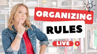 6 CRITICAL Organizing Rules for a Functional Home [upl. by Kammerer]