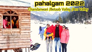 Exploring Pahalgam in March 2022 Aru valley Betaab valley Chandanvaari [upl. by Ariamoy]