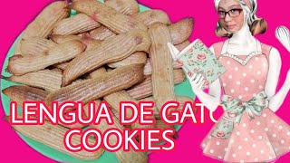 LEGUA DE GATO COOKIES [upl. by Coopersmith]