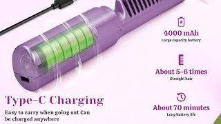 Portable Mini Hair Straightener [upl. by Witha728]