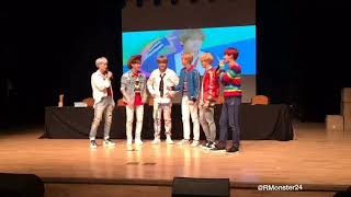 170930 BTS PLAYING GAME AT MYEONGDONG FANSIGN FANCAM [upl. by Trebron604]