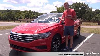 Review 2019 Volkswagen Jetta SE  Less Sporty More Comfy [upl. by Siurad]