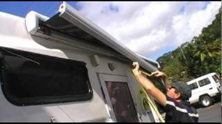 Repairing a Motor Home awning [upl. by Leirej]