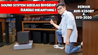 REVIEW DENON AVRX250BT amp SYS2020  HOME THEATRE TERCOCOK BAGI KAUM MENDANG MENDING   UTAMA AUDIO [upl. by Faxen]