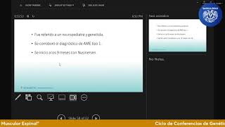 Ciclo de Conferencias de Genética Aplicada quotAtrofia Muscular Espinalquot [upl. by Rahcir960]