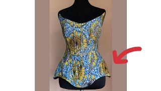 CORSET MAKING TUTORIAL  SEWING TECHNIQUE [upl. by Norris729]