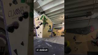 v4 overhanging slopers climbkraft [upl. by Thirzia]