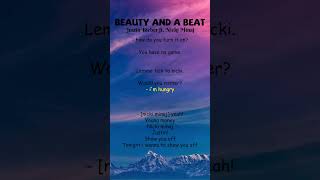 Justin Bieber ft Nicki Minaj  Beauty And A Beat Lyrics shorts [upl. by Nytram]