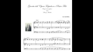 Handel Gavotta dallOpera quotTerpsichore e Pastor Fidoquot  Organ transcription [upl. by Vita750]