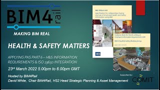 BIM4 Rail Health and Safety Matters Applying PAS Part 6 Information and Integration [upl. by Araeit713]