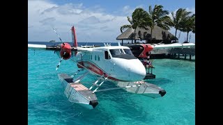 The W Resort Maldives  Seaplane Transfer to Male Airport Maldives [upl. by Magen982]