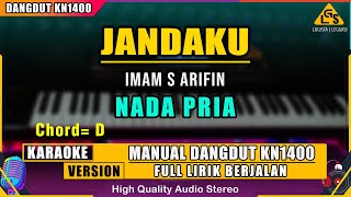 JANDAKU  IMAM S ARIFIN KARAOKE DANGDUT ORIGINAL Nada Pria [upl. by Riatsila208]