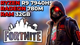 Fortnite  Ryzen 9 7940HS Radeon 780M Graphics AMD  GMKtec Nucbox K4 R9 7940HS 32GB Mini PC [upl. by Maite290]