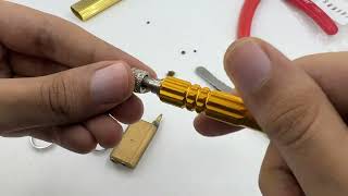 How to repair a Cartier lighter general video [upl. by Ahsitnauq268]