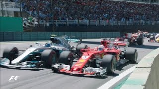 2017 Brazil Grand Prix Race Highlights [upl. by Aihsotal482]