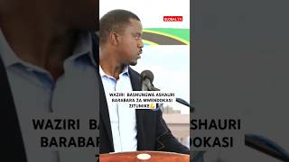 WAZIRI BASHUNGWA ASHAURI BARABARA ZA MWENDOKASI ZITUMIKE🇹🇿 mwendokasi globaltv chalamila shorts [upl. by Vlad519]