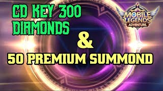 CD KEY MOBILE LEGENDS ADVENTURE GET FREE DIAMONDS [upl. by Draw]