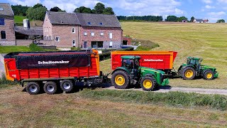 Gras 2024  Egide London  Claas Jaguar 900  John Deere 8370  John Deere 6250  Silage  grasernte [upl. by Saretta]