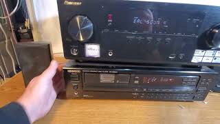 Pioneer vsx522k receiver demo [upl. by Maurey]