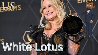 White Lotus MVP Jennifer Coolidge Triumphs at Emmys 2024 [upl. by Thun]