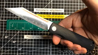 Miki  Traditional Higonokami style Front Flipper Liner Lock edc review japanese hitachi [upl. by Harewood981]