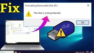 Fix quotWrite Protectionquot from USB Pendrive  The disk is write protected [upl. by Shimberg45]