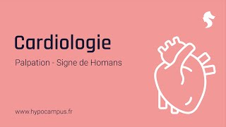 Signe de Homans  Palpation en Cardiologie [upl. by Acinor]