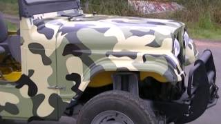 ploteo de jeep diseño camuflado [upl. by Ayojal]