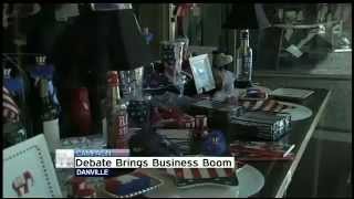 Debate brings business boom to Danville [upl. by Queston703]