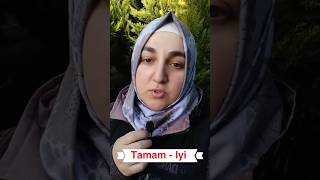 Какая разница между Tamam и İyi turetskiyonline турецкийдляначинающих турецкийязыконлайн [upl. by Hsreh567]