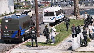 GTA 5 LES CRS CONTRÔLENT LA CITÉE  POLICE  LSPDFR 994 [upl. by Cosma]