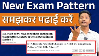 JEE NEET Exam Pattern Change  Study Methods to Crack JEENEET  Dr Balraju Karri  NTA Announcement [upl. by Eenolem985]