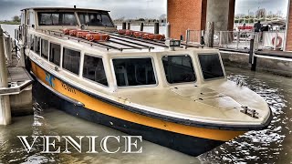 Water bus from Marco Polo airport to Rialto Bridge Venice [upl. by Deerc]