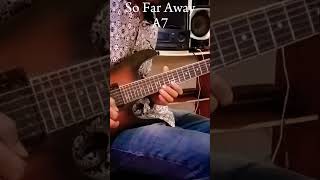 So Far Away  Avenged Sevenfold  Melody Guitar Cover shorts [upl. by Fairfield59]