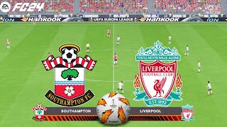 FC 24  Southampton vs Liverpool  UEL UEFA Europa League  PS5™ Full Match amp Gameplay [upl. by Ebony632]