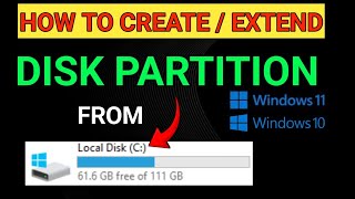 How to create partition of hard disk [upl. by Marv]