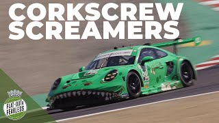 8 minutes of pure Porsche 911 RSR and GT3 flatsix screams  Rennsport Reunion VII Day 1 [upl. by Kittie]