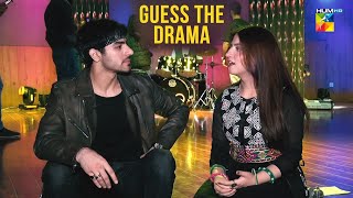 Guess The Drama  Fun Filled Activity With Khushhal Khan And Dananeer Mobeen 📺❤ [upl. by Nnylirehs828]