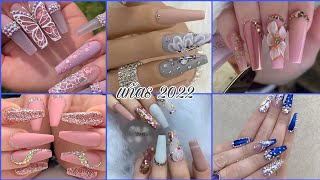 HERMOSOS DISEÑOS UÑAS ACRÍLICAS NUEVAS UÑAS 2022 UÑAS DE MODA [upl. by Metzger]