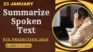 PTE Summarize Spoken Text  January 2024 Tips and Template [upl. by Htide]