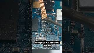 How to Change BGA221 EMMC Memory [upl. by Anny]