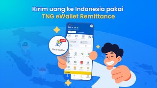 Cara kirim uang ke Indonesia pakai Remittance dalam TNG eWallet [upl. by Winson]