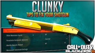 Shotgun Feels quotClunkyquot  Tips to Make Your Shotgun Feel Better Controller Settings for BO6 [upl. by Artaed]