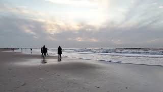 Serene Waves at Scheveningen Beach The Hague Netherlands [upl. by Sairtemed]