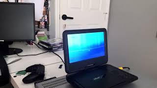 Testing the Sony VCRDVD Combo Player on my ieGeek Portable DVD Player [upl. by Shayna]