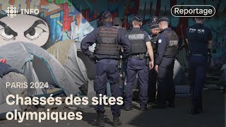 Des migrants et sansabris expulsés pour faire place aux Jeux olympiques de Paris [upl. by Steel300]