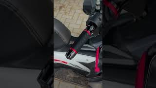 Universal hand grip only499Rs contact8447525915 grip zx10r zx4rr r15v3modifiedindia rider [upl. by Aketal]