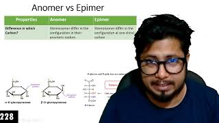 Difference between anomer and epimer [upl. by Bowlds]